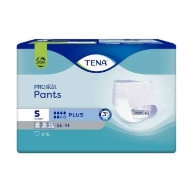 TENA Pants plus S naťahovacie inkontinenčné nohavičky 15 ks