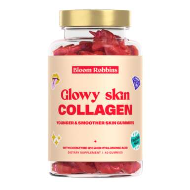 BLOOM ROBBINS Glowy skin collagen žuvacie pastilky gumíky jednorožci 40 ks