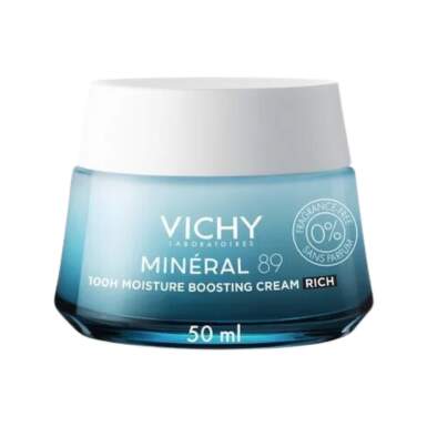 VICHY Mineral 89 100h moisture boosting cream rich 50 ml