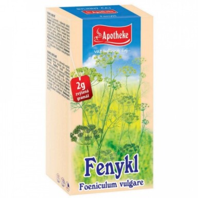 APOTHEKE Čaj fenikel obyčajný 20 x 2 g