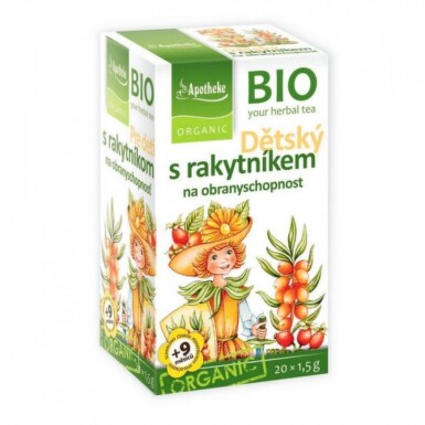 APOTHEKE BIO Selection detský čaj s rakytníkom 20 x 2 g