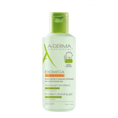 A-DERMA Exomega control umývací gél 2v1 200 ml