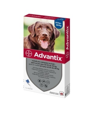 Advantix Spot-on pre psy nad 25 kg 1x4ml