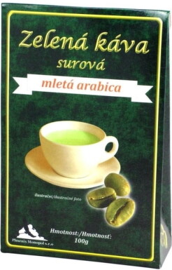 Zelená káva surová 100g