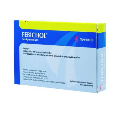 FEBICHOL 100 mg 50 kapsúl