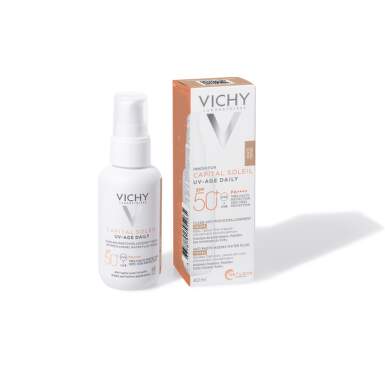 VICHY UV-AGE Daily tónovaný fluid SPF50+ proti fotostarnutiu pleti 40 ml