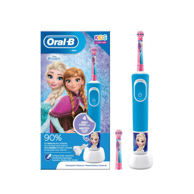 ORAL-B Kids Frozen II zubná kefka od 3 rokov + 4 nálepky 1 set