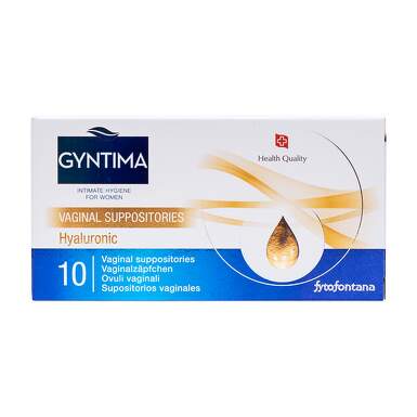 FYTOFONTANA Gyntima hyaluronic vaginálne čapíky 10 ks