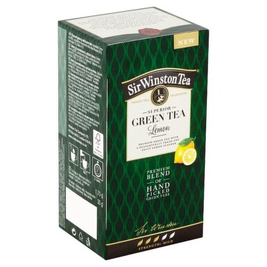 SIR WINSTON Tea green tea lemon 20 x 1,75 g