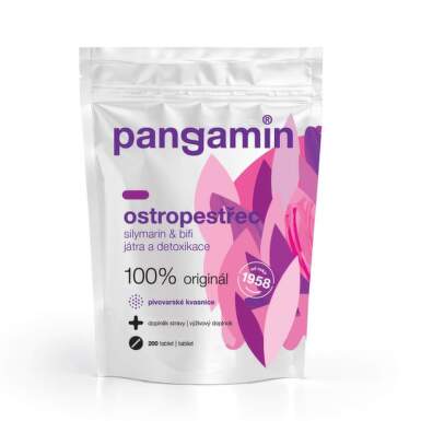 PANGAMIN Ostropestrec 200 tabliet