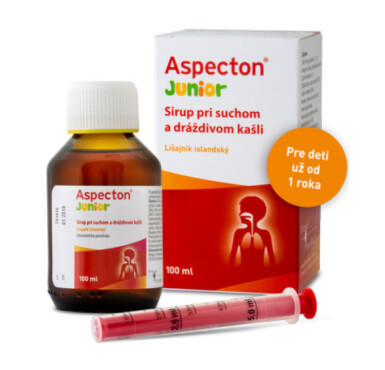 ASPECTON Junior sirup pri suchom a dráždivom kašli 100 ml