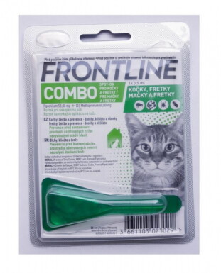 FRONTLINE Combo Spot-On pre mačky a fretky 1x0,5 ml sol 1x0,5ml