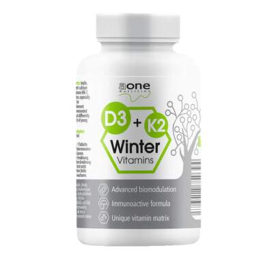 AONE Nutrition D3 + K2 winter vitamins 200 tabliet