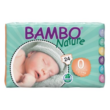 BAMBO Premature 0 (1-3 kg) 24 kusov