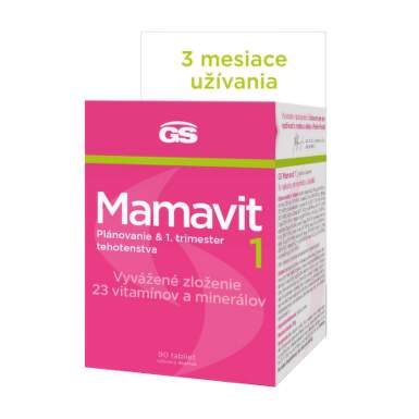 GS Mamavit 1 plánovanie a 1. trimester 90 tabliet
