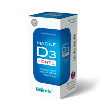 BIOMIN Magne D3 forte 60 kapsúl