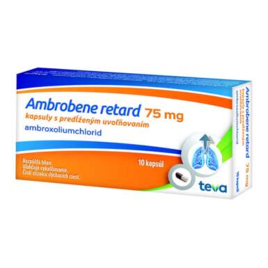 AMBROBENE Retard 75 mg 10 kapsúl
