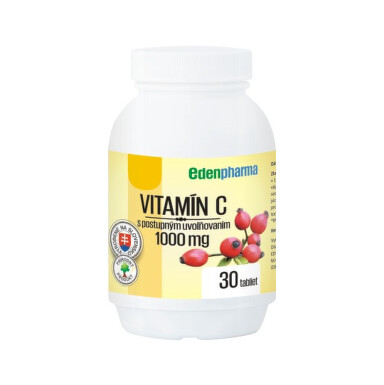 EDENPHARMA Vitamín C 500 mg 30 tabliet