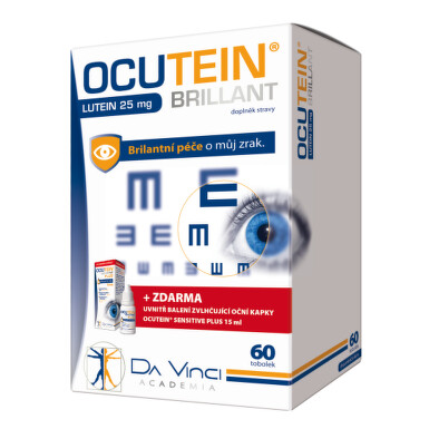 OCUTEIN Brillant luteín 25 mg 60 tabliet +15 ml