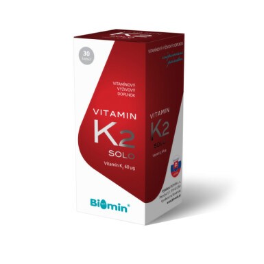 BIOMIN Vitamín K2 solo 30 kapsúl