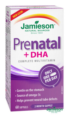 JAMIESON Prenatal complete s DHA a EPA 60 cps. 30tbl+30tbl