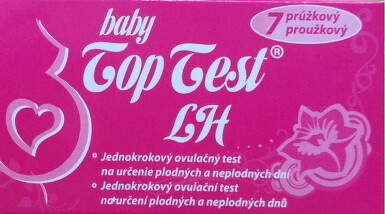Baby Top Test LH ovulačný - 7 prúžkový 7ks