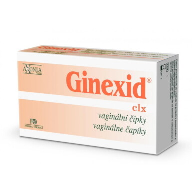 GINEXID vaginálne čapíky sup vag 10x2g