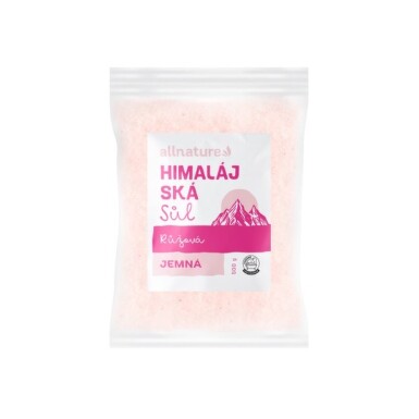 ALLNATURE Himalájska soľ ružová jemná 500 g