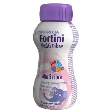 FORTINI Multi fibre pre deti jahoda 200 ml 2