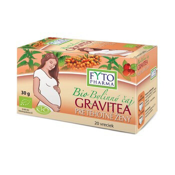 FYTO Bio bylinný čaj Gravitea pre tehotné ženy nálevové vrecká 20 x1,5 g