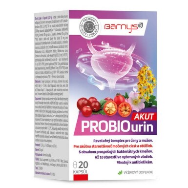 BARNY'S Probiourin akut 120 kapsúl