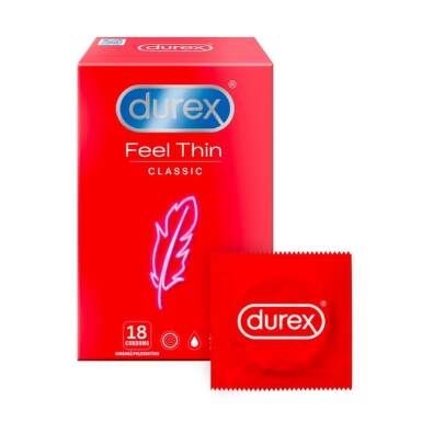 DUREX Feel thin classic kondóm 18 ks