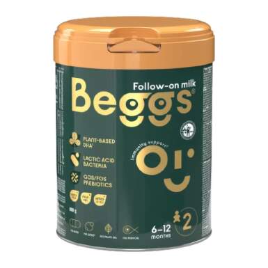 BEGGS 2 Následná dojčenská mliečna výživa od ukonč. 6. mesiaca 800 g
