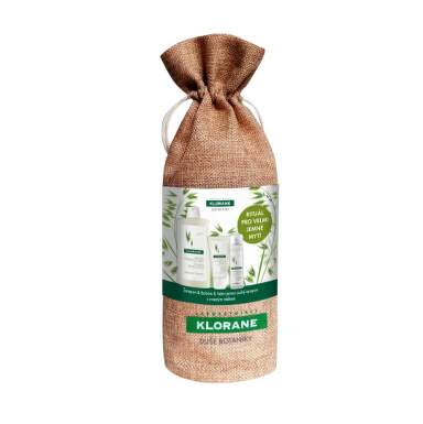 KLORANE Xmass avoine 400 ml šampón + 50 ml balzam + 50 ml suchý šampón