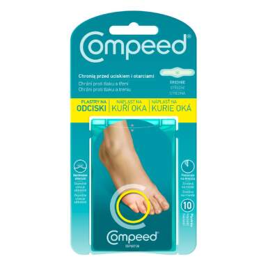 COMPEED Náplasť na kurie oká 10 ks