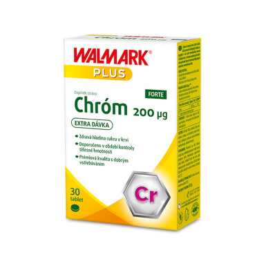 WALMARK Chróm forte 200 µg 30 tabliet