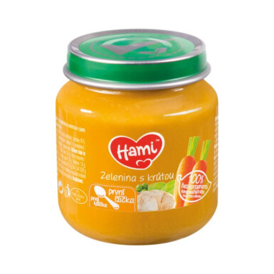 HAMI Príkrm zelenina s morkou 125 g