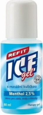 REFIT ICE GEL MENTHOL ROLL ON 80ml