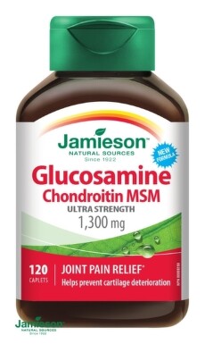 JAMIESON Glukozamín chondroitín MSM 1300 mg 120 tbl. tbl 120