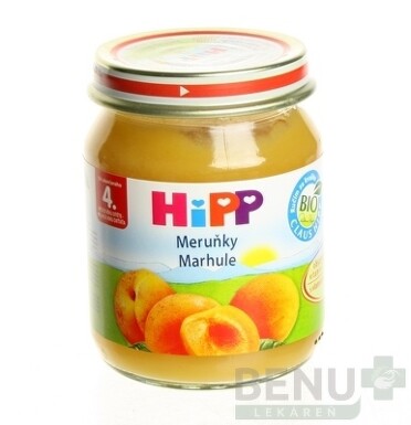 HiPP Príkrm ovocný Marhule 125g