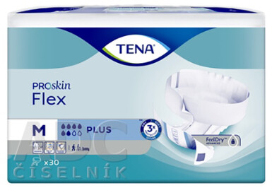 TENA Flex plus M inkontinenčné nohavičky 30 ks