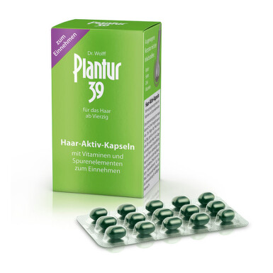 PLANTUR 39 Aktívne kapsule na vlasy 60 kapsúl