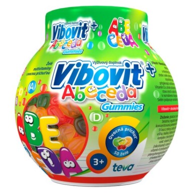 VIBOVIT+ Abeceda gummies 50 tabliet