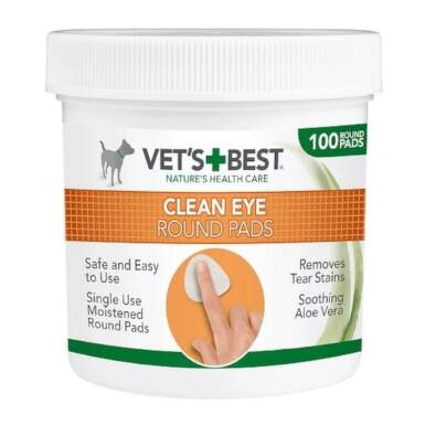 VET´S BEST Clean eye round pads 100 ks