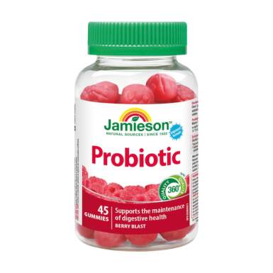JAMIESON Probiotic gummies malina 45 ks