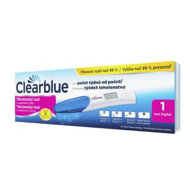 CLEARBLUE Tehotenský test s indikátorom týždňa 1 kus