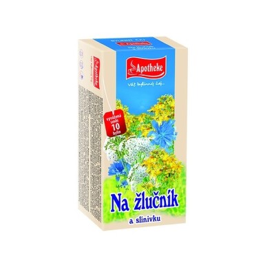 APOTHEKE Bylinný čaj na žlčník a slinivku 20 x 1,5 g