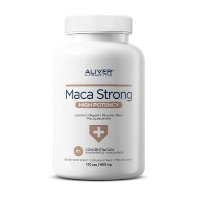 ALIVER Maca peruánska strong 120 kapsúl