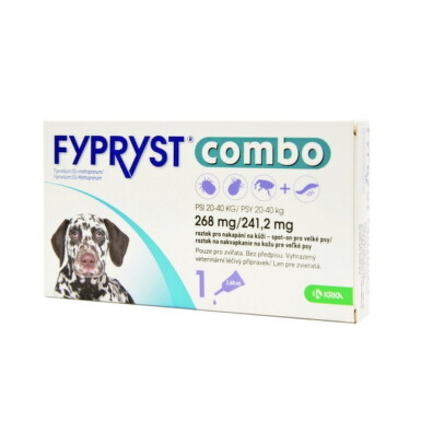 FYPRYST combo 268 mg/241,2 mg PSY 20-40 KG 1x2,68ml
