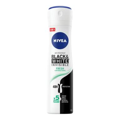 NIVEA Antiperspirant Black & white Fresh sprej 150 ml